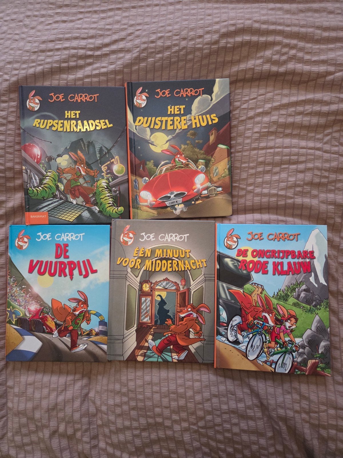 Joe Carrot boeken - Complete set van 5 avonturen, Ophalen of Verzenden, Nieuw, Joe Carrot, Fictie algemeen