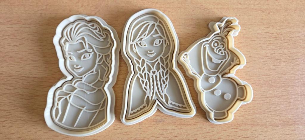 Frozen koek vormpjes, Film en tv, Overige typen, Ophalen of Verzenden, Kunststof