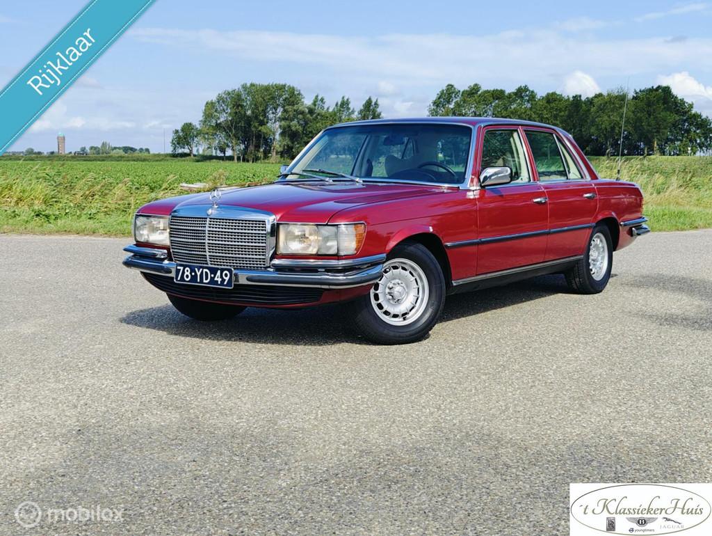 Mercedes 350 SE in prachtige staat op lpg, Auto's, Automaat, Bluetooth, Beige, Mercedes-Benz