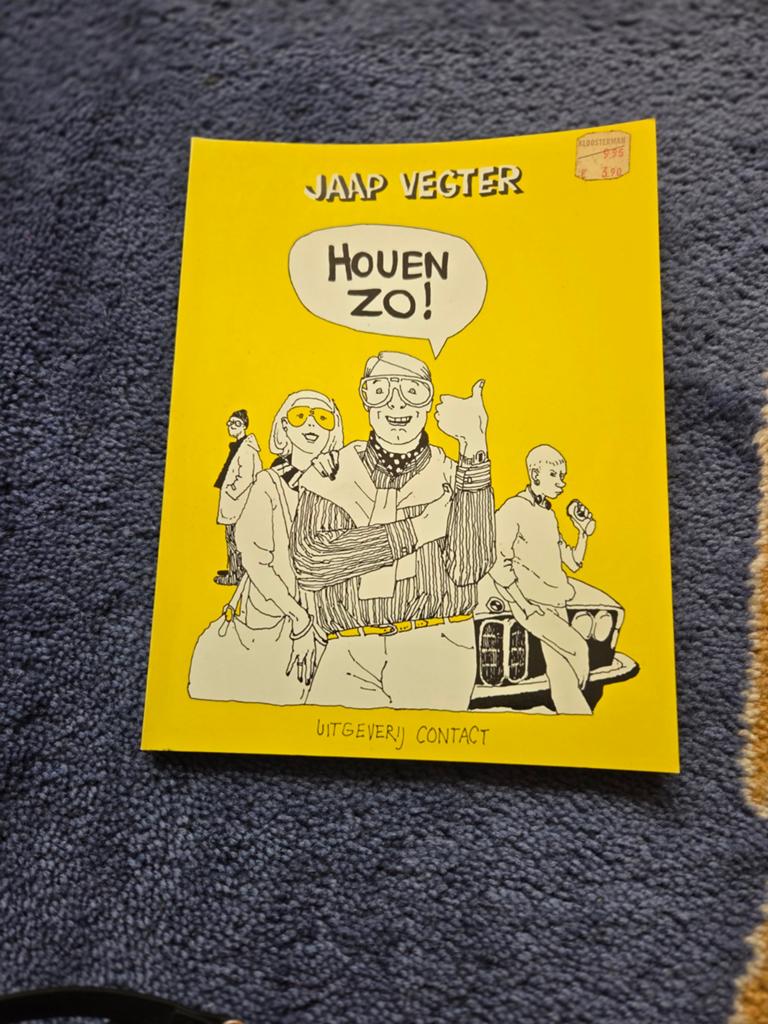 Jaap Vegter - Houen Zo! - Uitgeverij Contact, Eén stripboek, Ophalen of Verzenden, Zo goed als nieuw, Jaap Vegter