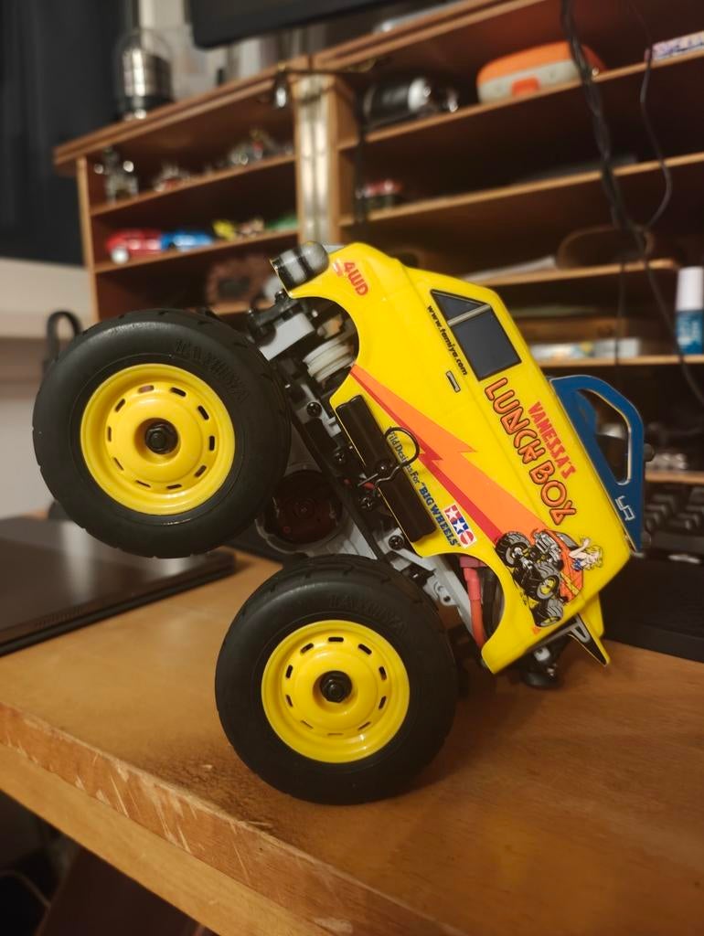 Tamiya Lunch Box SW-01 1:24 RTR hop-ups, Elektro, Auto offroad, Ophalen of Verzenden, Zo goed als nieuw