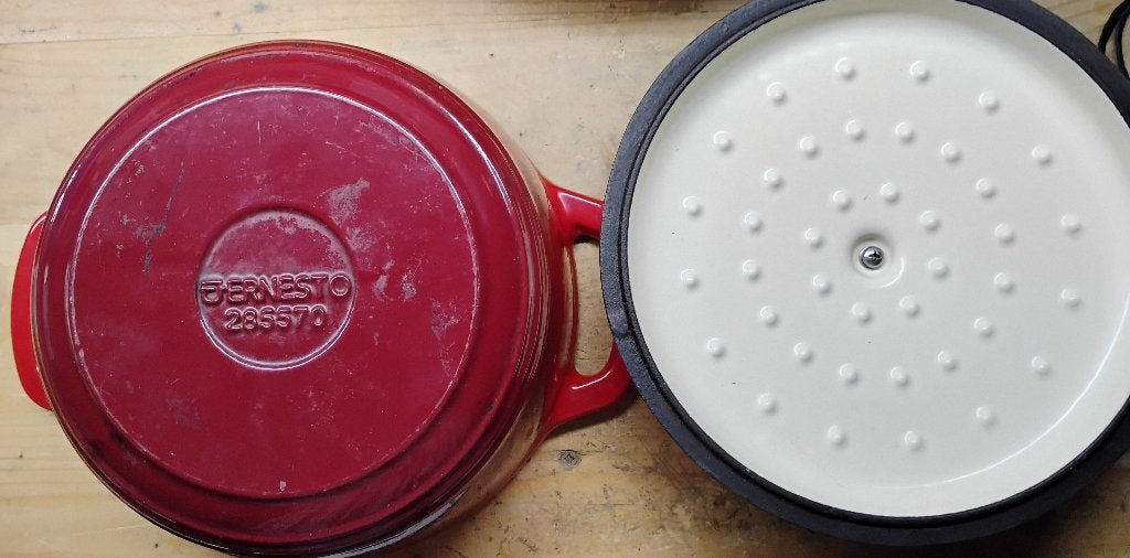 Gietijzeren pan, Huis en Inrichting, Keuken | Potten en Pannen, Gebruikt, Ophalen of Verzenden, Overige merken, Braadpan