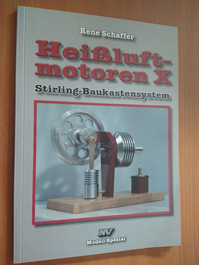 Schaffer, René. Heißluftmotoren X. Stirling-Baukastensystem, Ophalen of Verzenden, Zo goed als nieuw, Bouwkunde