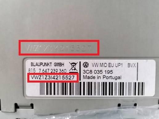 VW VOLKSWAGEN AUDI SEAT SKODA RNS RCD RADIO NAVIGATIE CODE, Verzenden, Nieuw