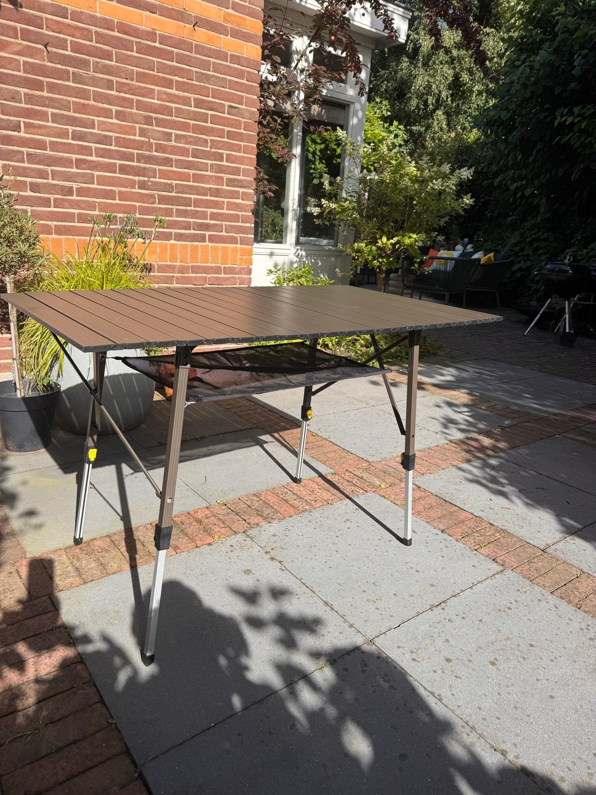 Redwood Opklapbare Campingtafel - Compact & Stevig, Caravans en Kamperen, Kampeermeubelen, Ophalen, Zo goed als nieuw, Campingtafel