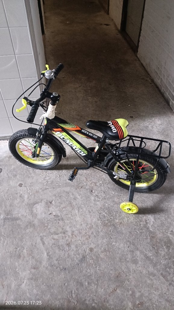 Kinderfiets, Fietsen en Brommers, Fietsen | Kinderfietsjes, Zijwieltjes, Gebruikt, Ophalen of Verzenden, Minder dan 16 inch