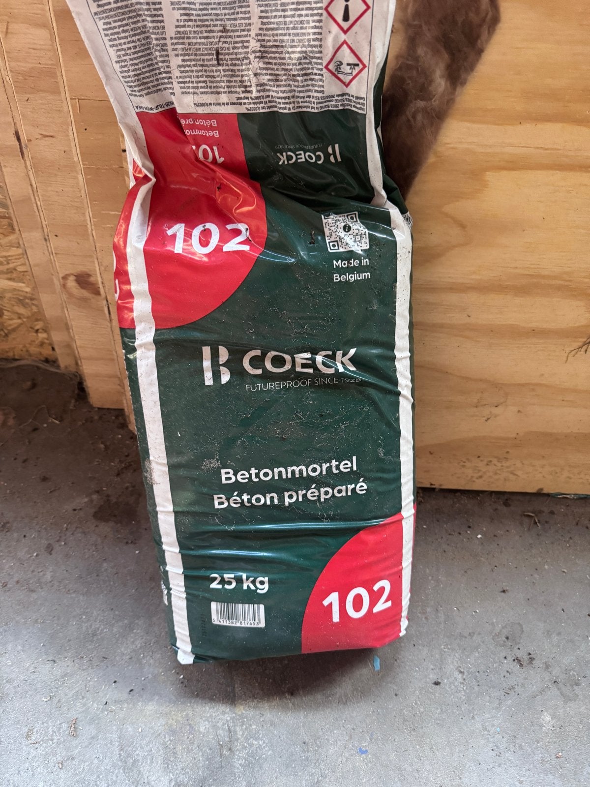COECK Betonmortel 25 kg - Klaar voor gebruik, Doe-het-zelf en Verbouw, Ophalen, Nieuw