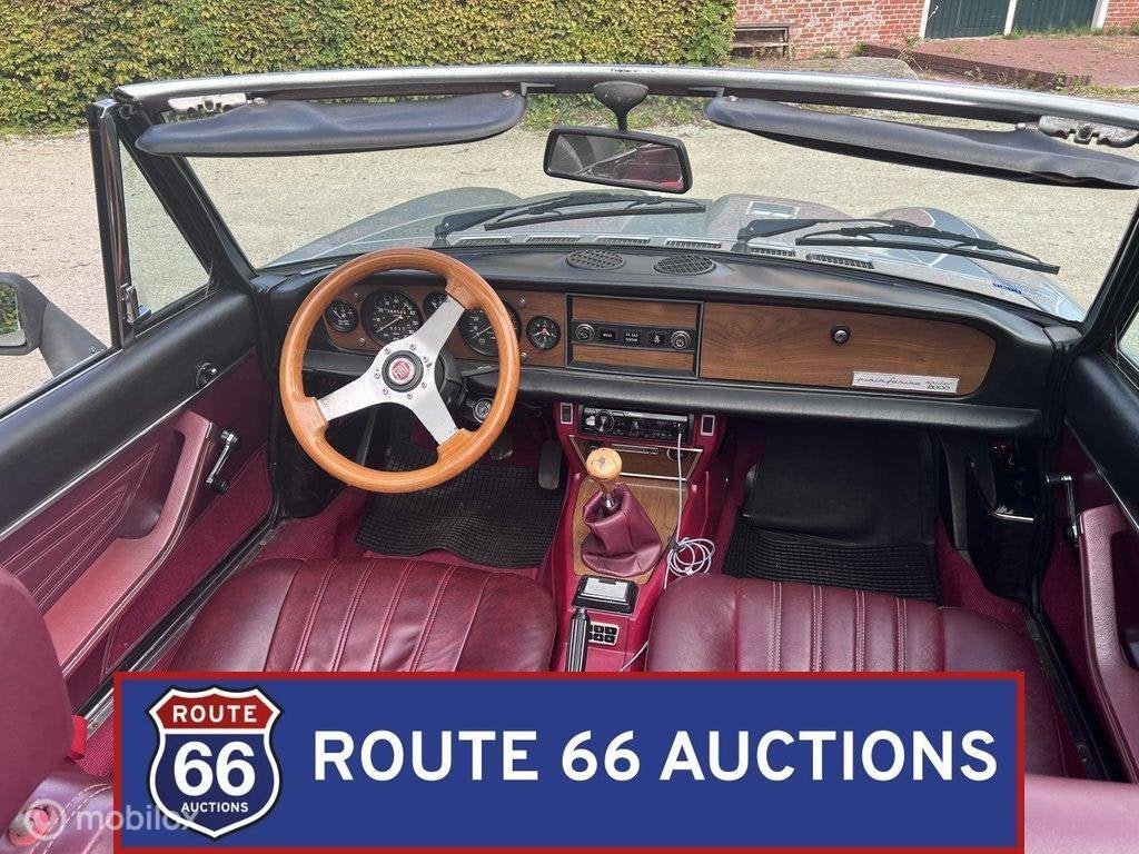 Fiat Spider 2000 | 1981 | Route 66 Auctions, Auto's, Overige carrosserieën, Zwart, Bedrijf, Handgeschakeld