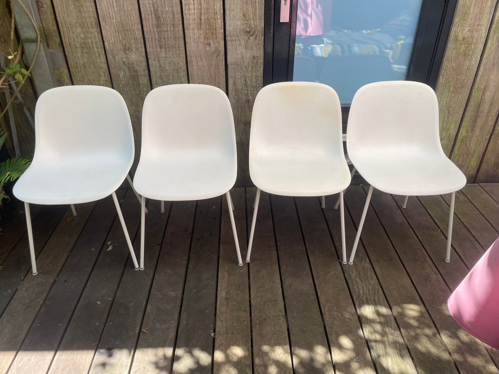 4 Muuto design stoelen, Ophalen, Zo goed als nieuw, Vier