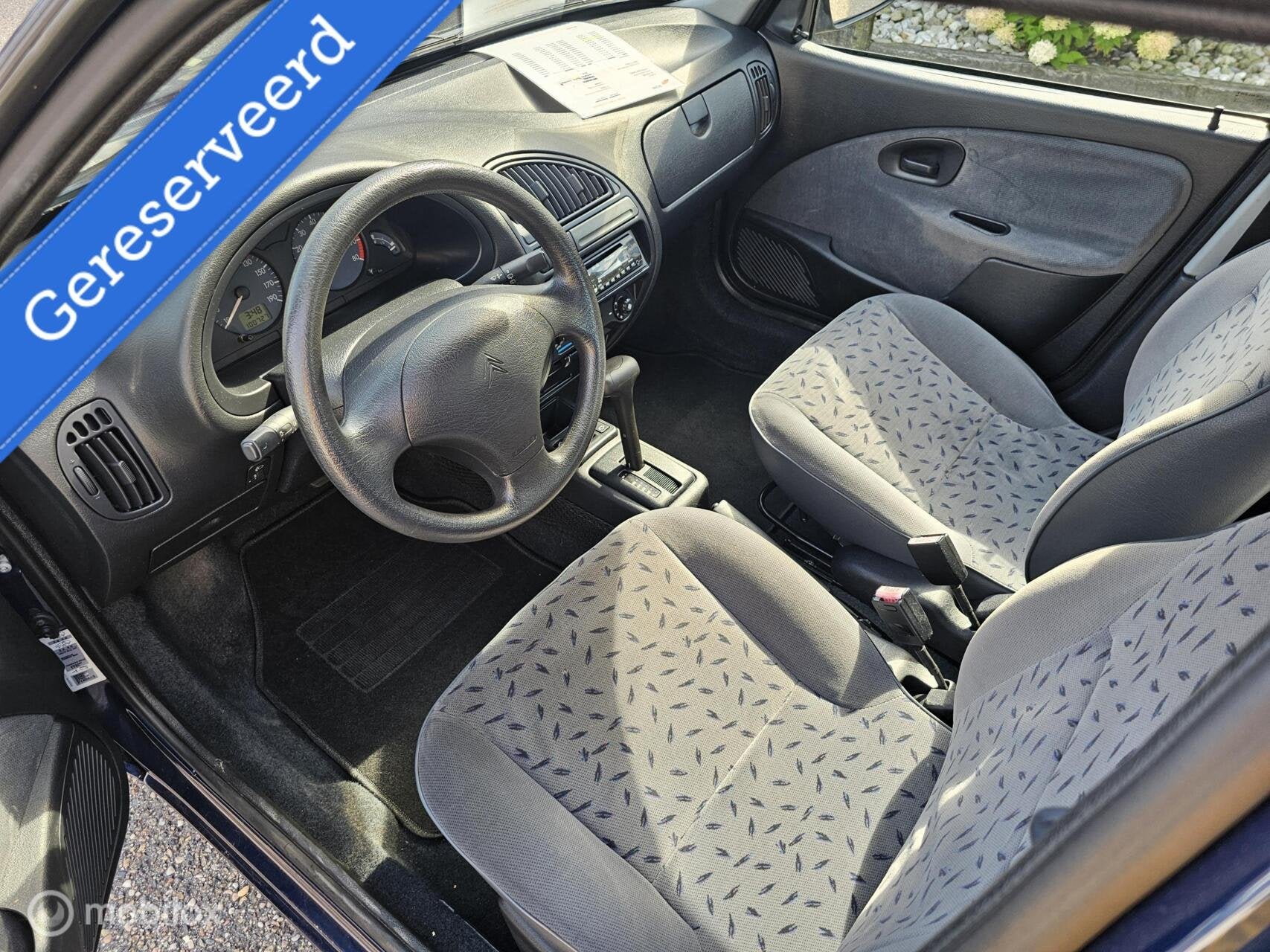 Citroen Saxo 1.4i SX I Automaat I 99895KM I NAP I Distr. v.v, 4 cilinders, Saxo, Blauw, 855 kg