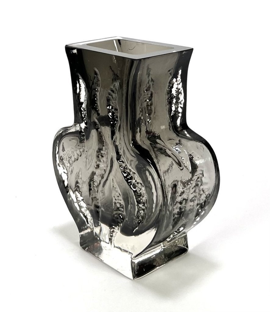 50. Vaas Art Deco stijl met abstract reliëf, ca. 1960, Ophalen