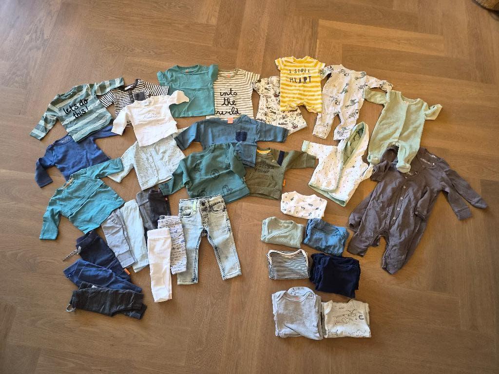 Kleding jongen baby - Hema, Prenatal, enz - maat 50 tm 68, Ophalen of Verzenden, Zo goed als nieuw, Maat 56