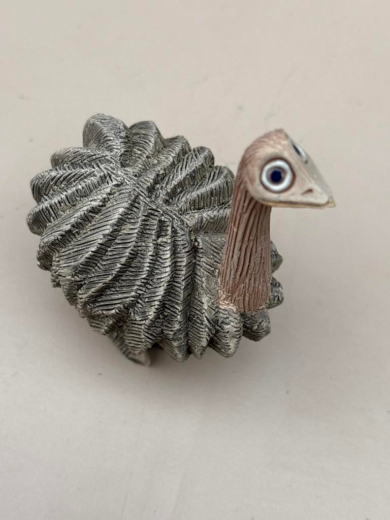 Unieke struisvogel beeldje - decoratief en gedetailleerd, Ophalen of Verzenden, Zo goed als nieuw