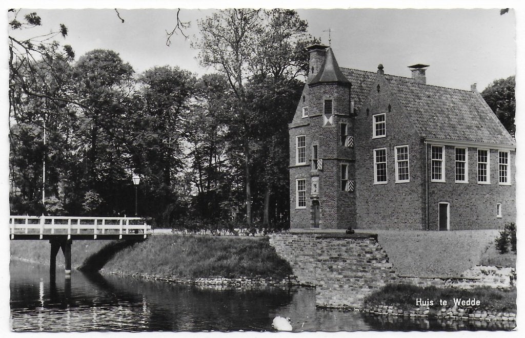 Huis te Wedde Ongelopen Ansichtkaart (B7512 ), Verzamelen, Ophalen of Verzenden, 1980 tot heden, Ongelopen