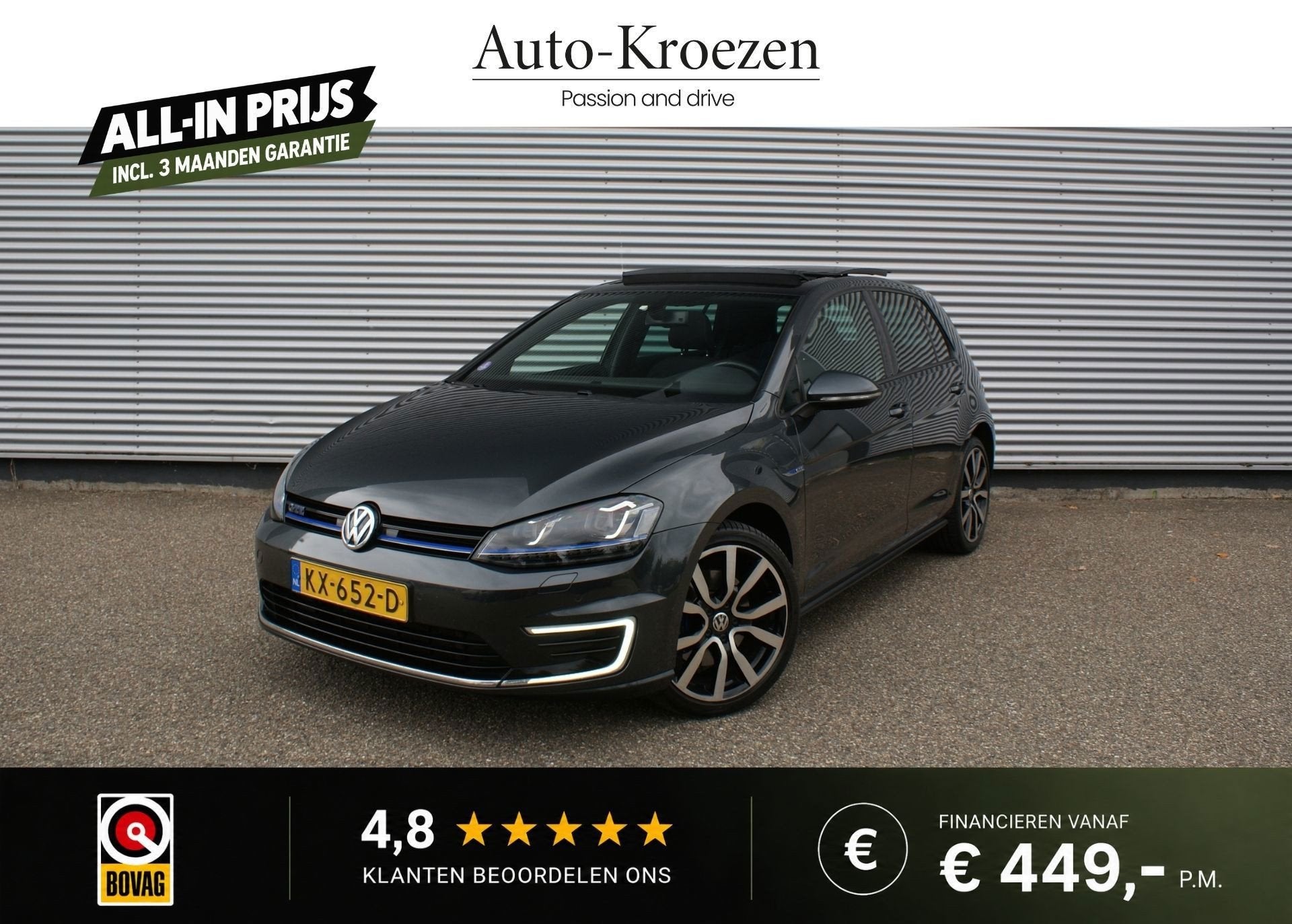 Volkswagen Golf 1.4 TSI GTE | SOH 92,6%| Pano | Led | Camera, Stof, Gebruikt, 4 cilinders, 150 pk