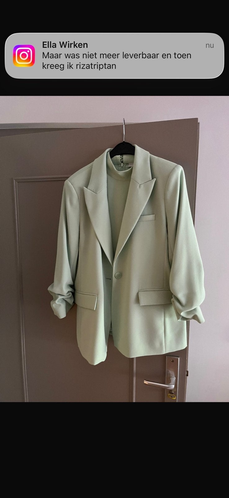 Blazer en top Dante 6, Ophalen of Verzenden, Zo goed als nieuw, Maat 38/40 (M), Groen