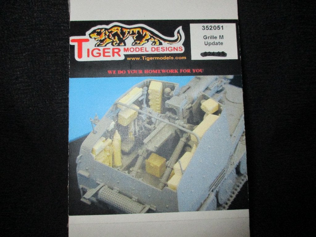 H-752,TIGER MODEL DESIGNS 1-35,NO,352051,GRILLE M,UPDATE, Overige merken, 1:32 tot 1:50, Overige typen, Nieuw