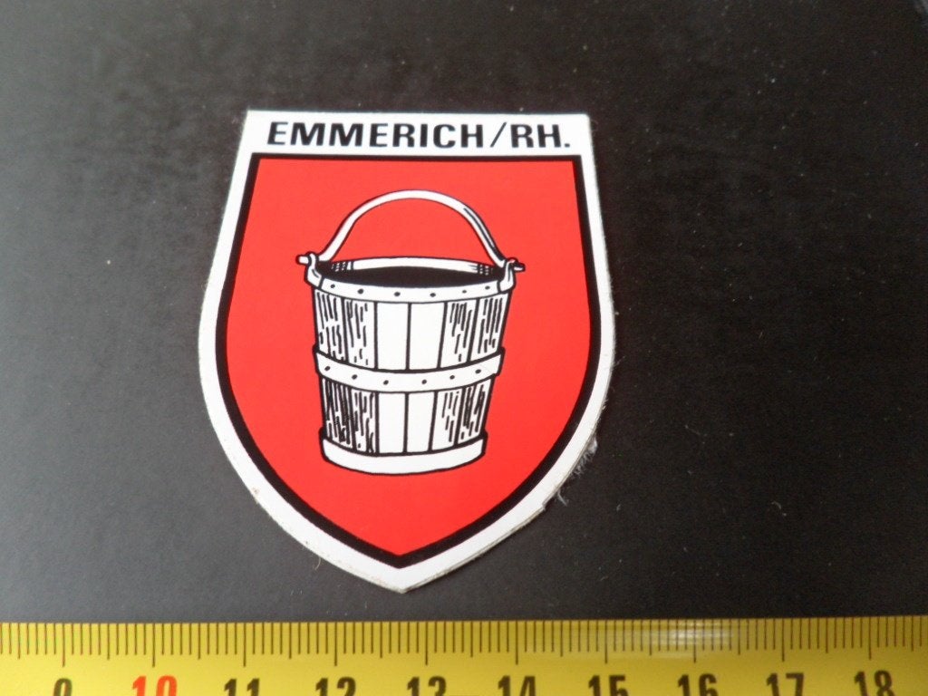 sticker Duitsland EMMERICH / RH., Ophalen, Zo goed als nieuw