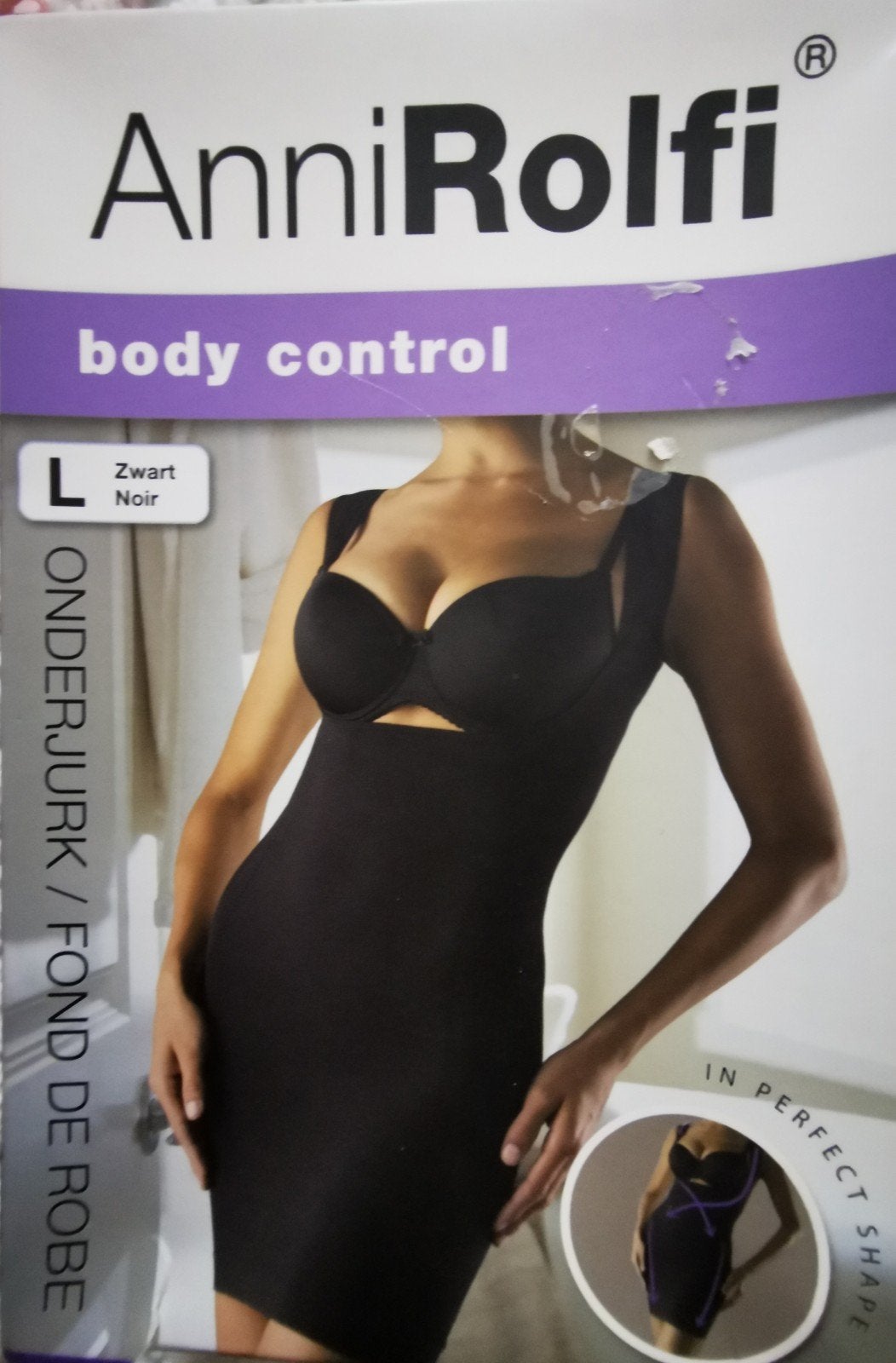 Anni Rolfi Body Control Onderjurk Zwart Maat L Nieuw, Anni Rolfi, Ophalen of Verzenden, Zwart, Overige typen