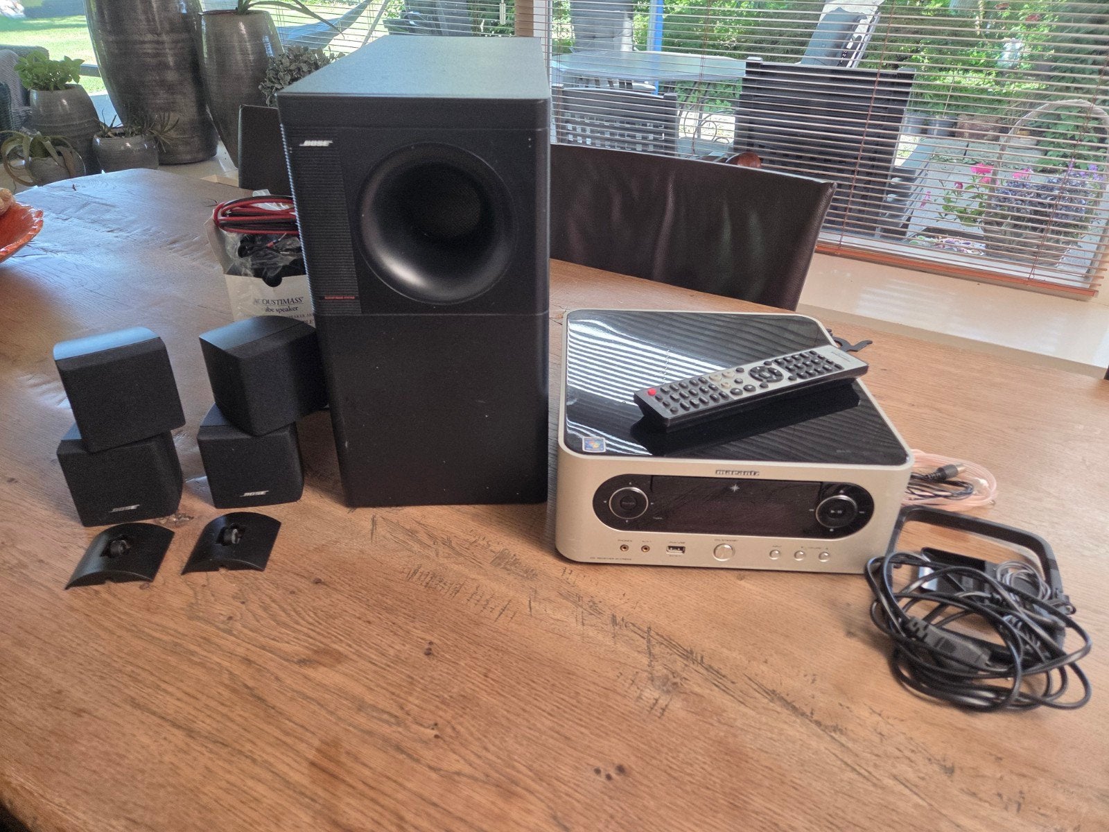 Marantz M-CR603 met Bose Acoustimass 5 Series III, Overige merken, 2.1-systeem, 70 watt of meer, Ophalen of Verzenden