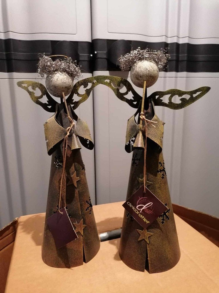 Metalen engel decoratie Kerst, Diversen, Ophalen, Nieuw