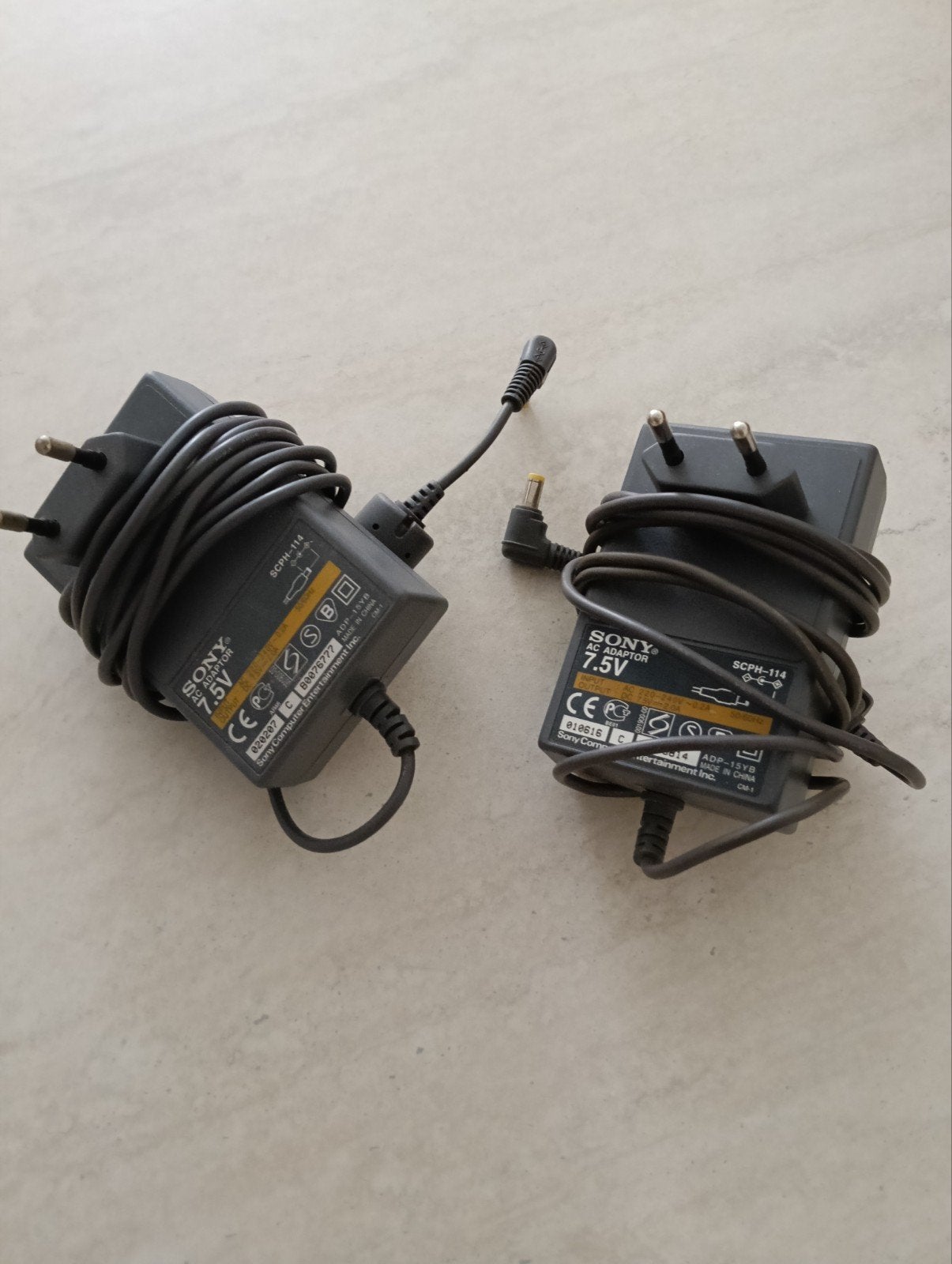 2x PS ONE ac adapters, Ophalen of Verzenden, Gebruikt, Minder dan 2 meter, Overige kabels