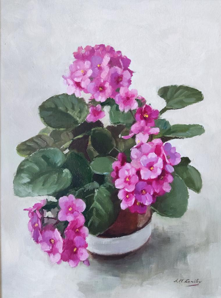 Adriana Maria Lariby (1918-2011)  - Bloemstilleven, Ophalen of Verzenden