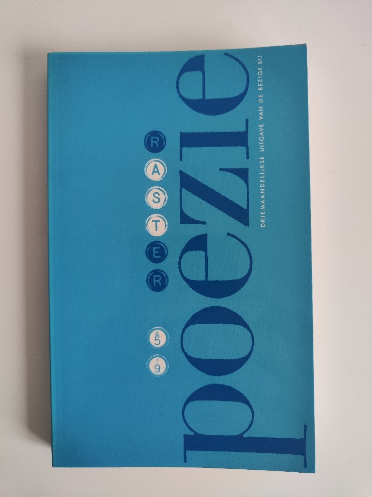 Raster 59 : Poëzie, Diverse auteurs, Ophalen of Verzenden, Zo goed als nieuw, Nederland