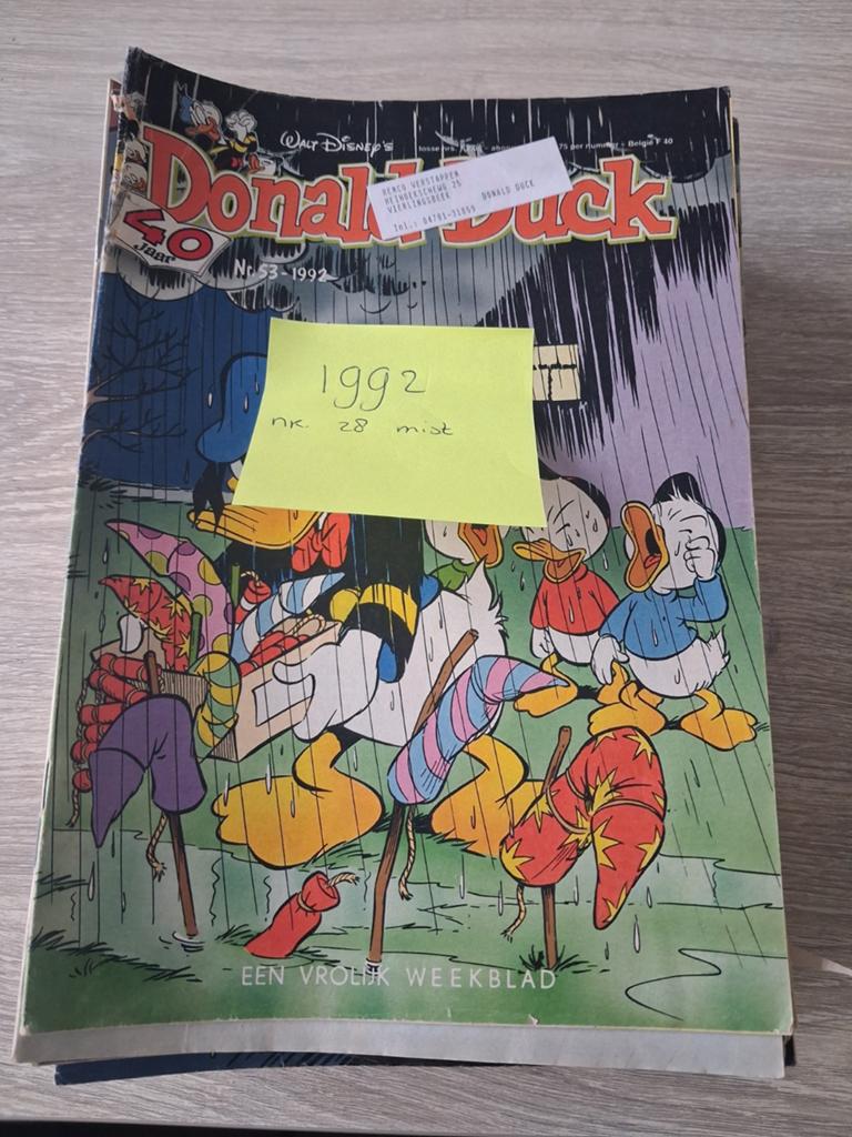 Donald Duck jaargang 1992, Boeken, Complete serie of reeks, Ophalen of Verzenden, Gelezen