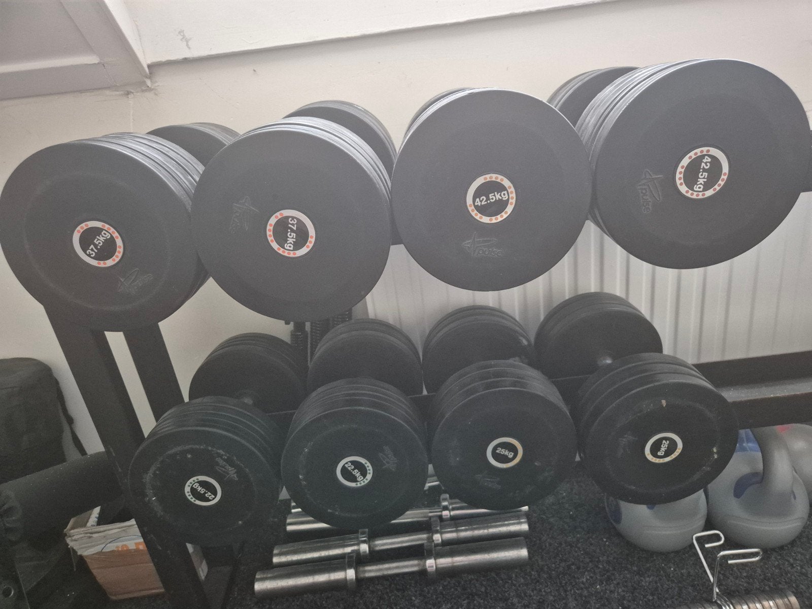 Dumbels pulse  aleen de dumbels zonderrek, Ophalen, Dumbbell