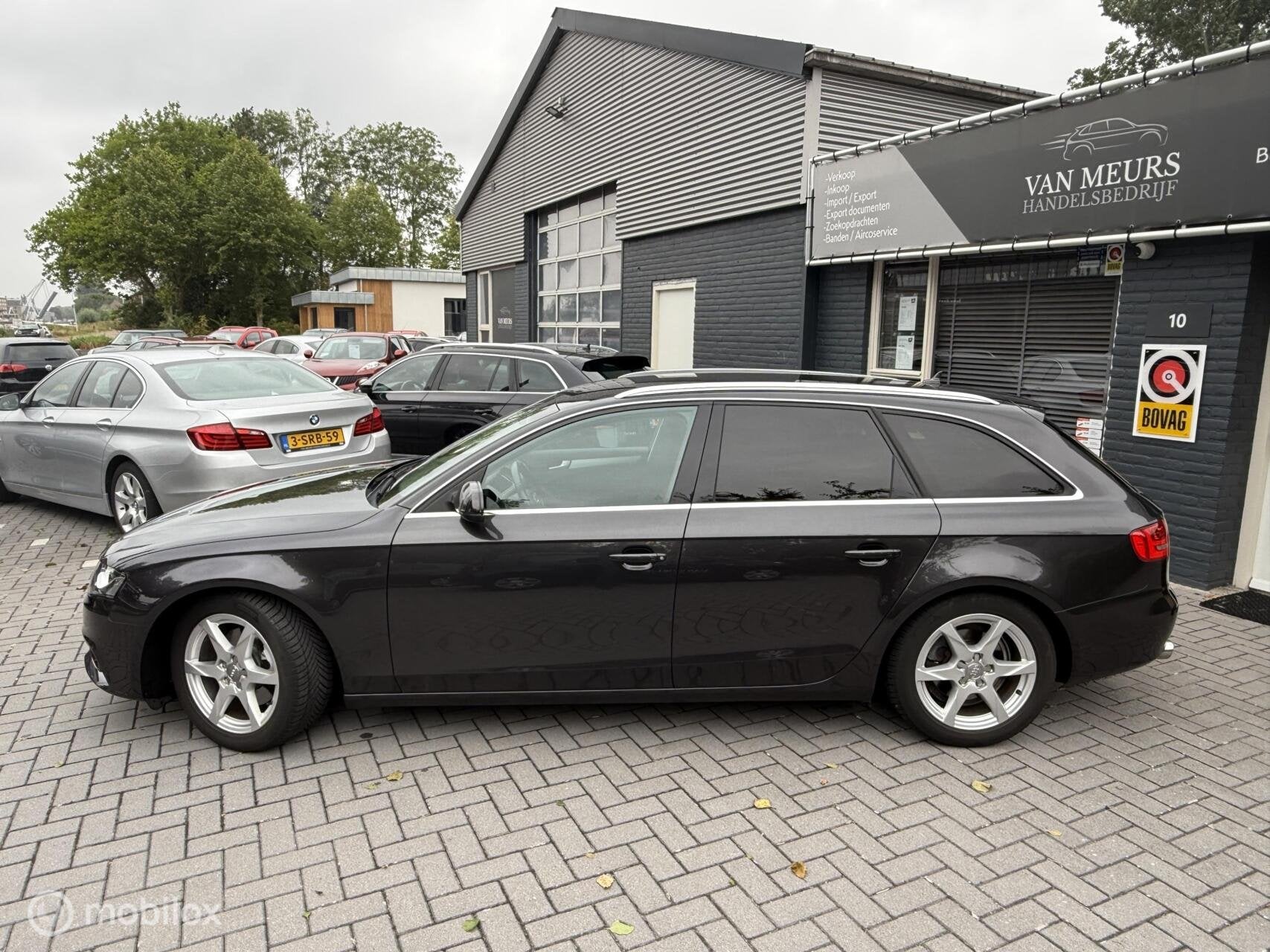 Audi A4 Avant 1.8 TFSI Pro Line S Automaat, RVS uitlaat, xen, Auto's, Euro 5, Stof, Gebruikt, Zwart