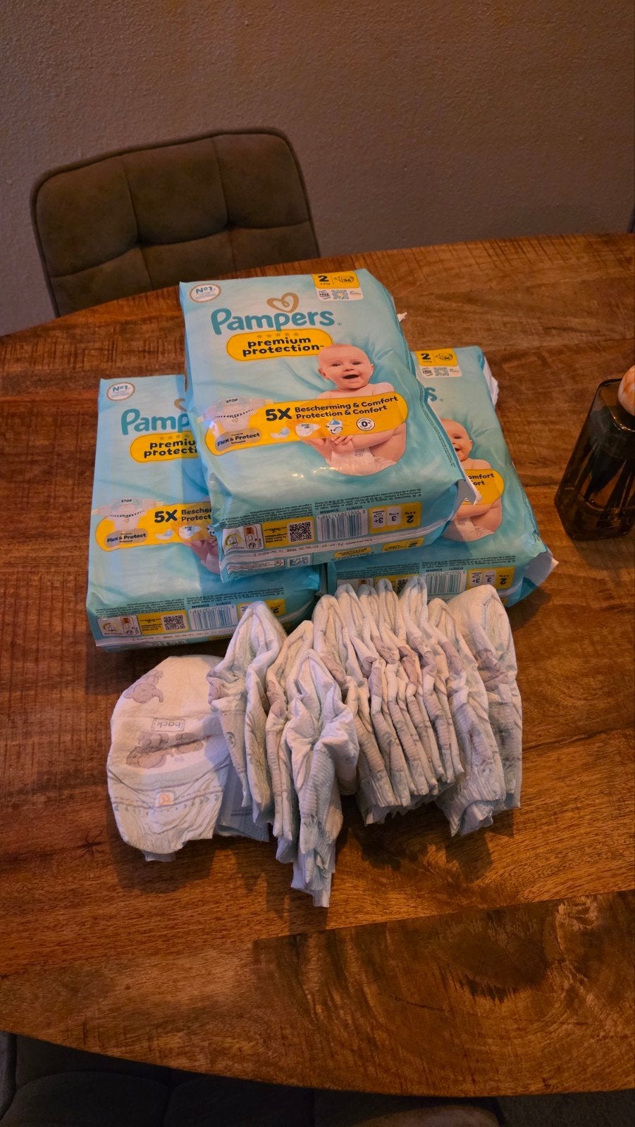 3x pampers 36 stuks maat 2 + overige pampers, Overige merken, Overige typen, Nieuw, Ophalen of Verzenden