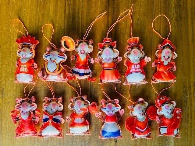 Het oranjelegioen, 12 verschillende, EK voetbal, Hamster., Ophalen of Verzenden, Nieuw, Overige binnenlandse clubs, Beeldje of Poppetje