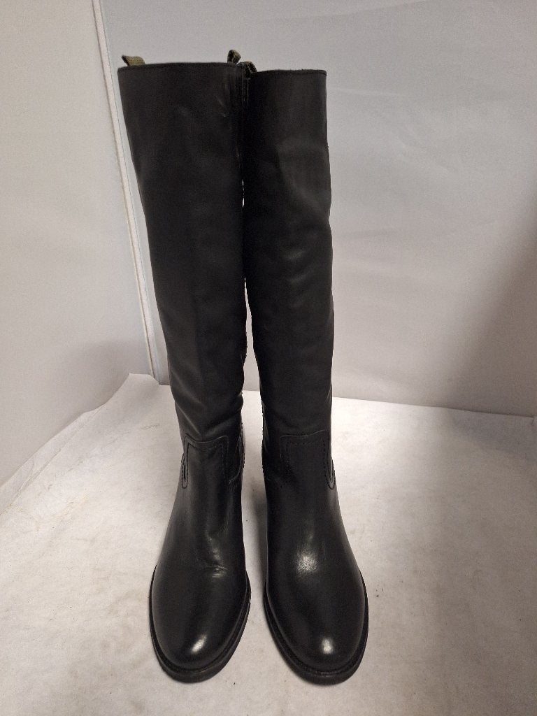 DONNA KAREN  DKNY, Ophalen, Hoge laarzen, Zwart, Nieuw