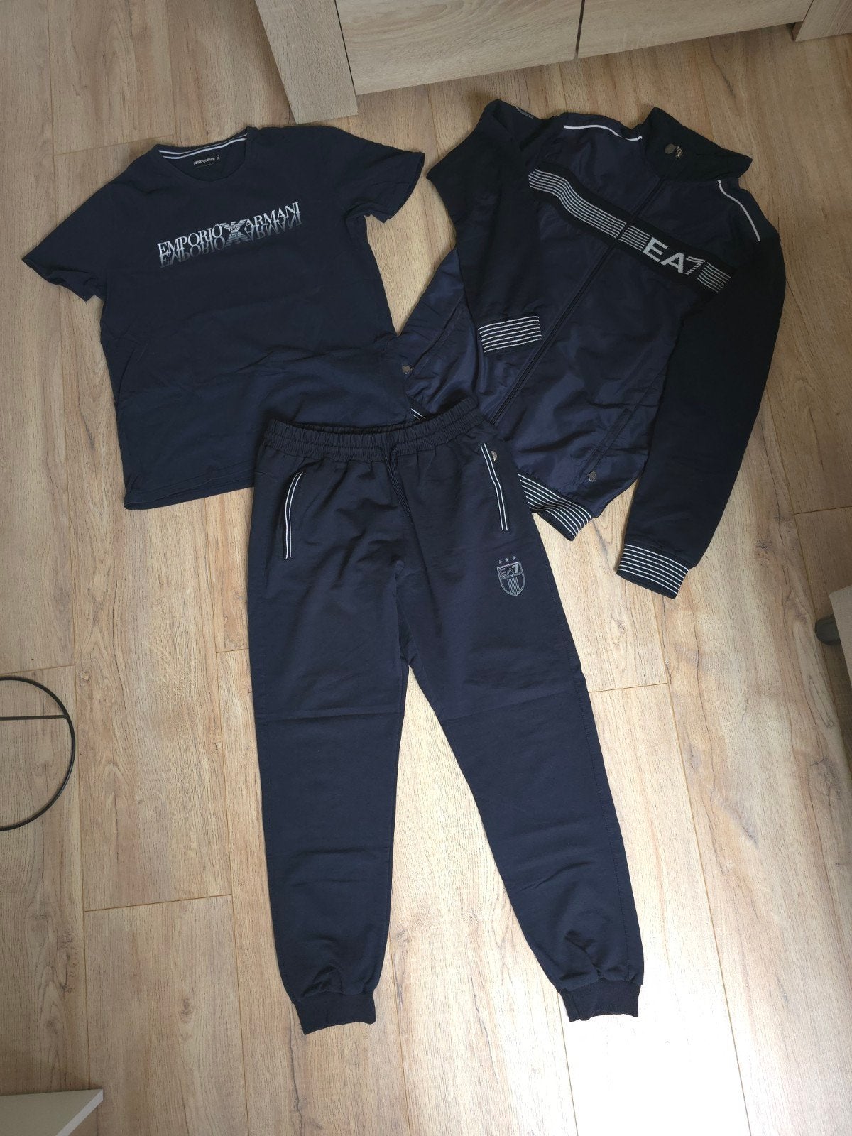 EA7 Emporio Armani trainingspak heren - Donkerblauw, Ophalen of Verzenden, Gedragen, EA7 Emporio Armani
