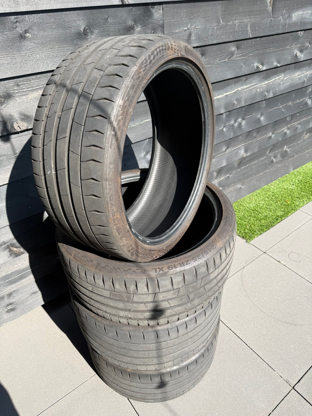 Continental Sportcontact 7 Breedset 245/275, Ophalen, Gebruikt