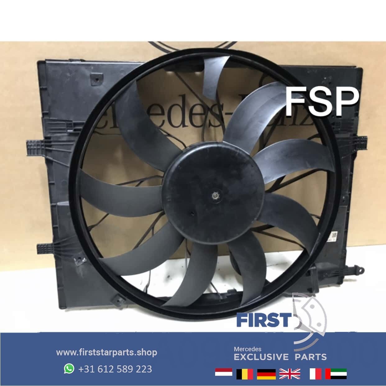 A0999069000 ORIGINELE 63 AMG Ventilator Mercedes W205 W213 W, Gebruikt, -, Ophalen of Verzenden, -
