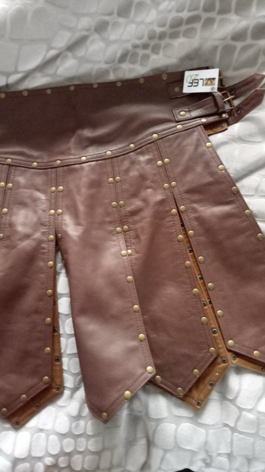 Echt Leren Gladiatorenrok - Perfect voor Themafeesten, Ophalen of Verzenden, Nieuw, Pak of Jurk