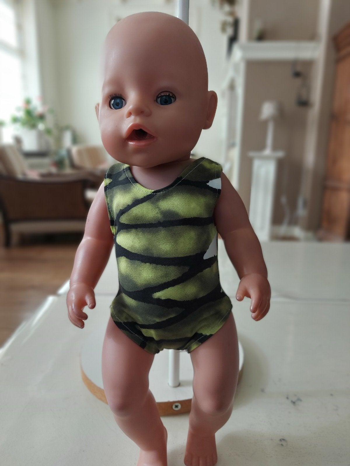 Mooie badpak baby born pop 43cm, Ophalen of Verzenden, Nieuw, Babypop