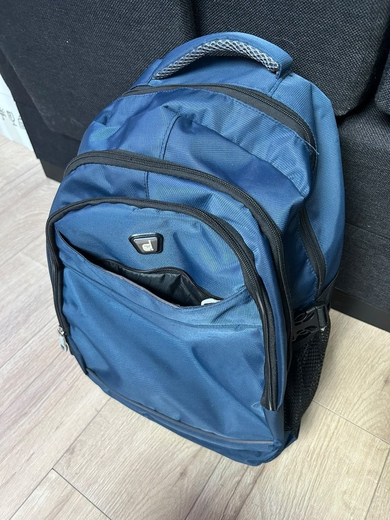 Blauwe Dejuno Backpack, Ophalen of Verzenden, Zo goed als nieuw, Rugzak