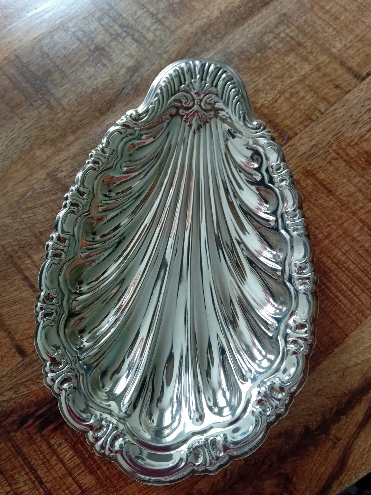 Verzilverde schaal., Ophalen of Verzenden