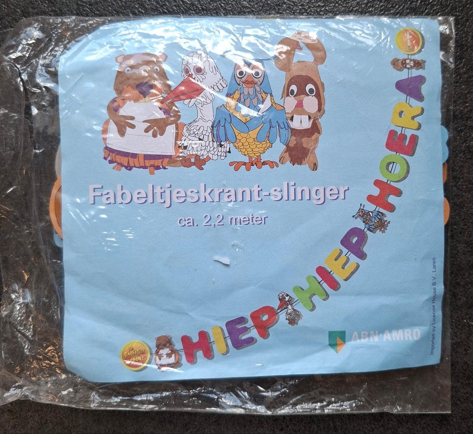 Vintage Fabeltjeskrant slinger 2.2 meter. 1985 ( nieuw), Ophalen of Verzenden, Nieuw