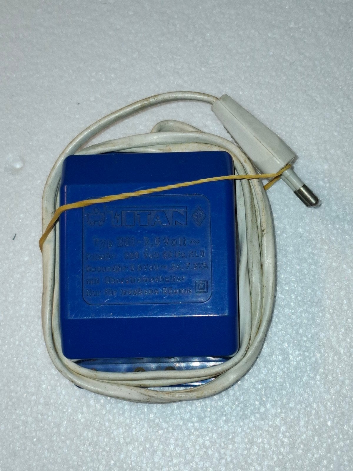 3.6 volt titan trafo, Ophalen of Verzenden, Gebruikt