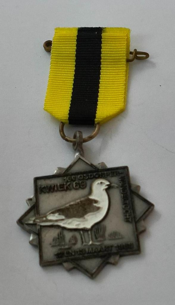 Wandelmedaille 16e Osdorper wandeltocht Kwiek 69, Ophalen of Verzenden, Overige materialen, Nederland