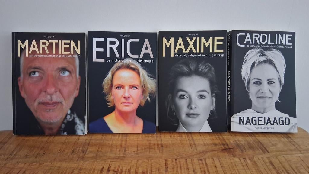 4-delige serie Meiland incl. handtekeningen € 99, Boeken, Biografieën, Ophalen of Verzenden, Zo goed als nieuw, Film, Tv en Media