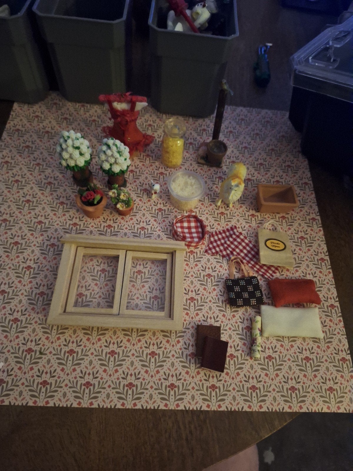 Miniatuur Poppenhuis Accessoires Set, Ophalen of Verzenden