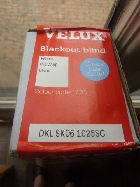 Nieuwe Velux verduisteringsgordijnen / DKL SK06 (114 x 118), Blauw, Nieuw, Minder dan 100 cm, 50 tot 100 cm