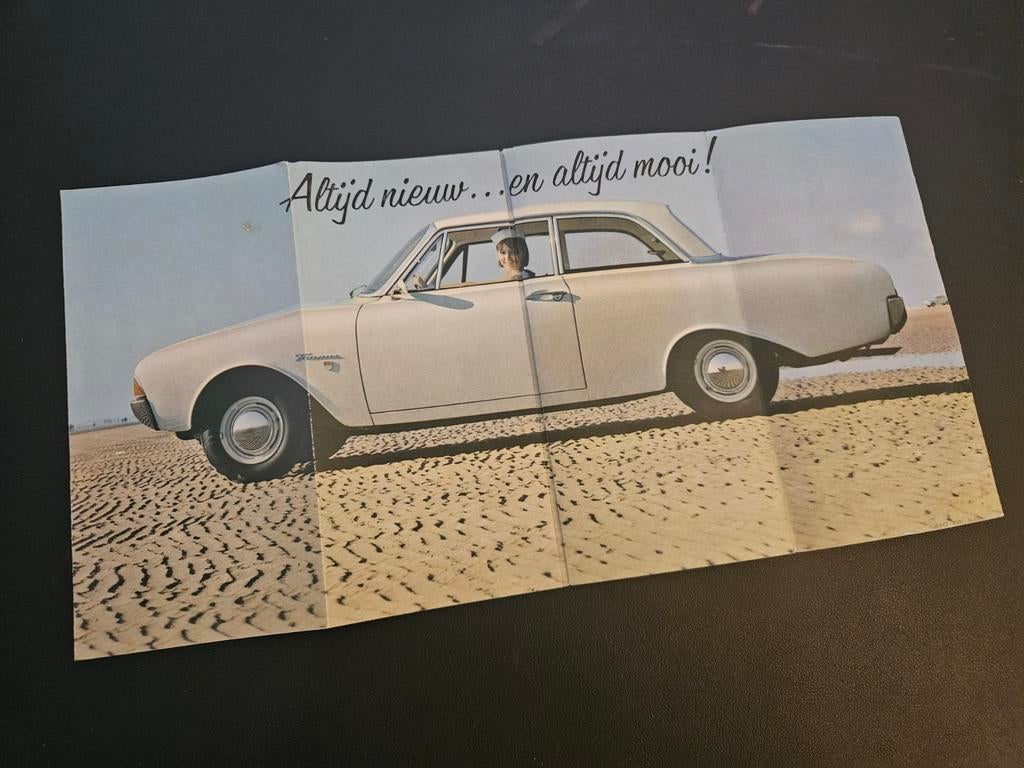 Brochure Ford Taunus 17M, Ophalen of Verzenden, Zo goed als nieuw, Ford