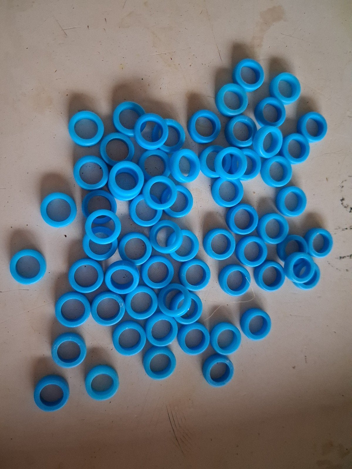knexx blauwe vulringetjes 75 stuks, Ophalen of Verzenden, Zo goed als nieuw, K'nex