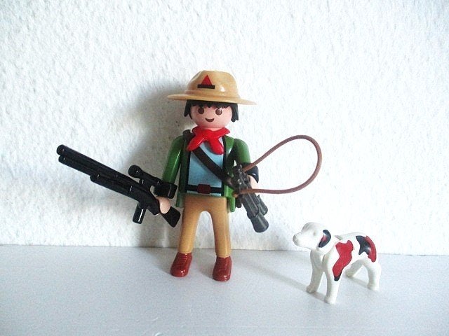 playmobil Ranger Hunter 3828 vintage, Ophalen of Verzenden, Zo goed als nieuw
